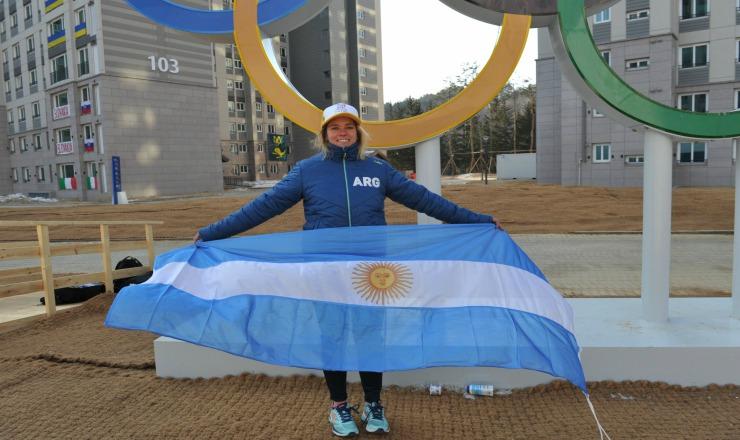 La argentina Gastaldi es la mejor latina en eslalon gigante