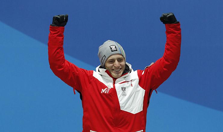 Matthias Mayer y los seis medallistas de la jornada en PyeongChang