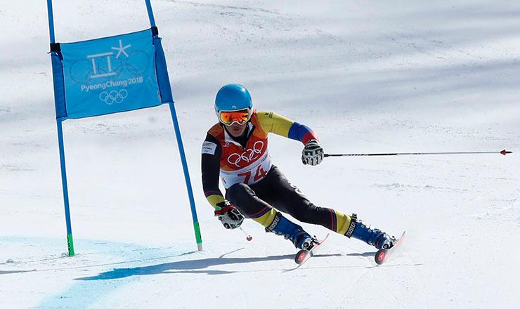 Michael Poettoz hizo su debut olímpico en PyeongChang