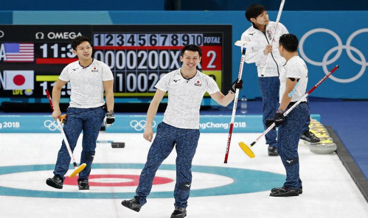Japón superó categóricamente a Estados Unidos en el Curling