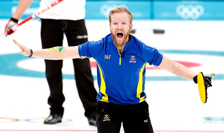 Suecia, finalista en Curling Varonil