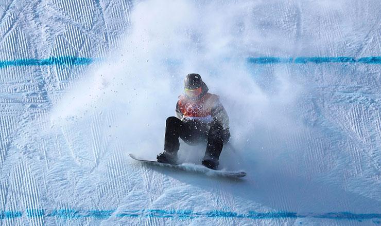 Sebastien Toutant se lleva la primera medalla del día 15 en Big Air de Snowboard