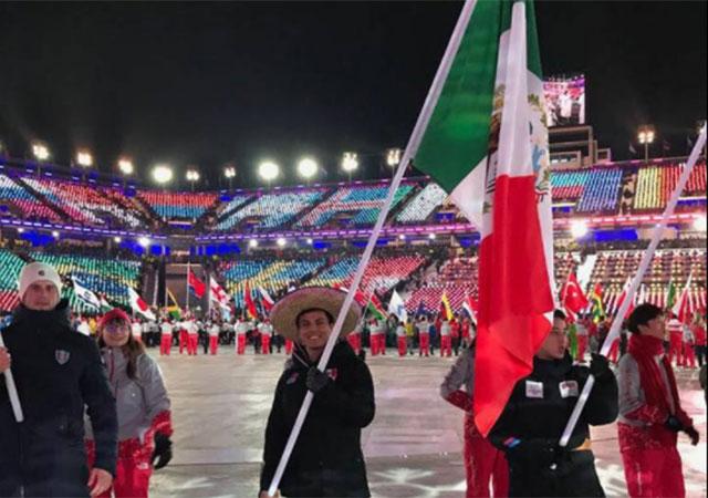México dice adiós a PyeongChang en la ceremonia de clausura