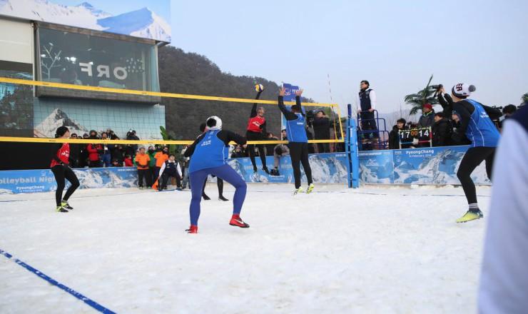 El Snow Voleibol invade PyeongChang